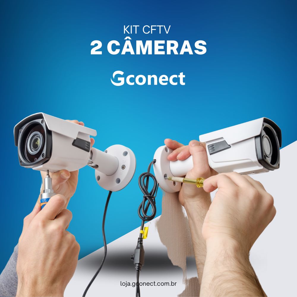 Instalação Kit CFTV 2 Câmeras
