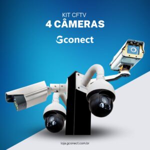 Instalação Kit CFTV 4 Câmeras